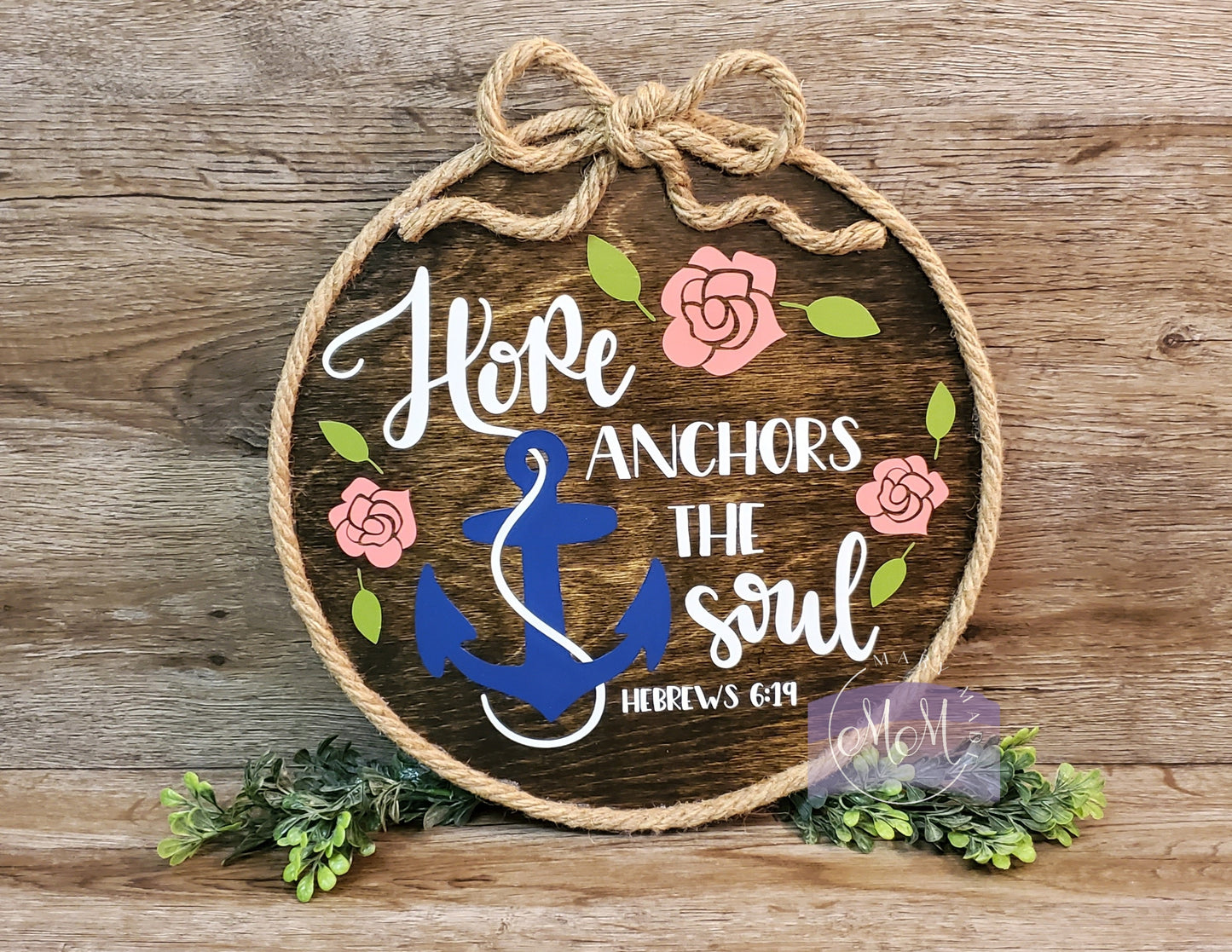 Hope Anchors the Soul Door Hanger